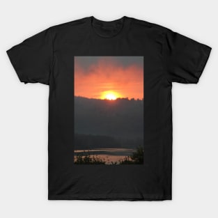 Golden Sunrise Over the Columbia River 2 T-Shirt